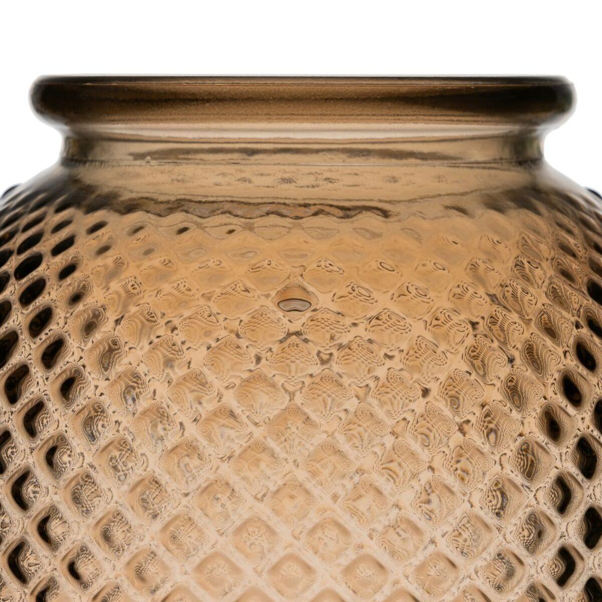 Vaso Rotondo In Vetro Riciclato D33 | Eco-friendly E Moderno