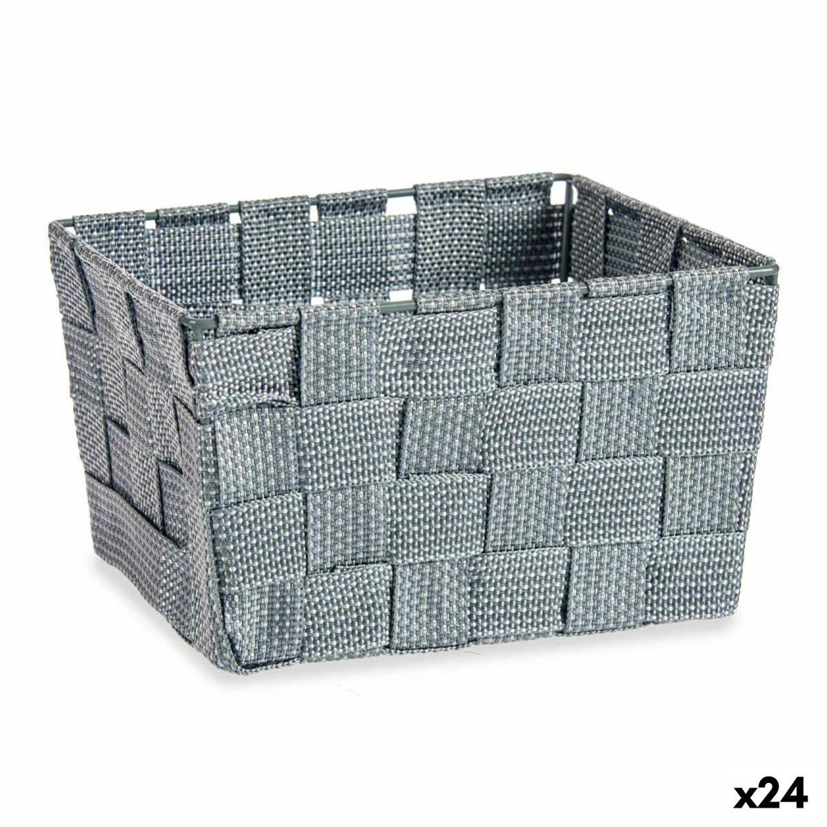 Cestino ovale bambu intrecciato 26cm in 4 colorazioni