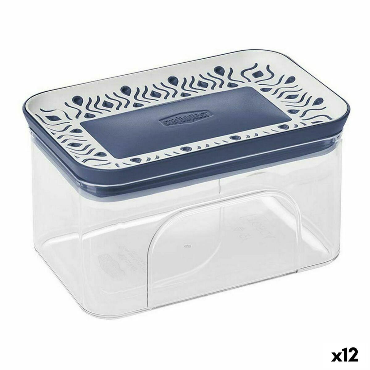 Stefanplast Visualbox Boîte De Rangement Polyvalente 10L – 36,5 X 25,5 X 14 Cm, Transparent Avec Couvercle Fixe