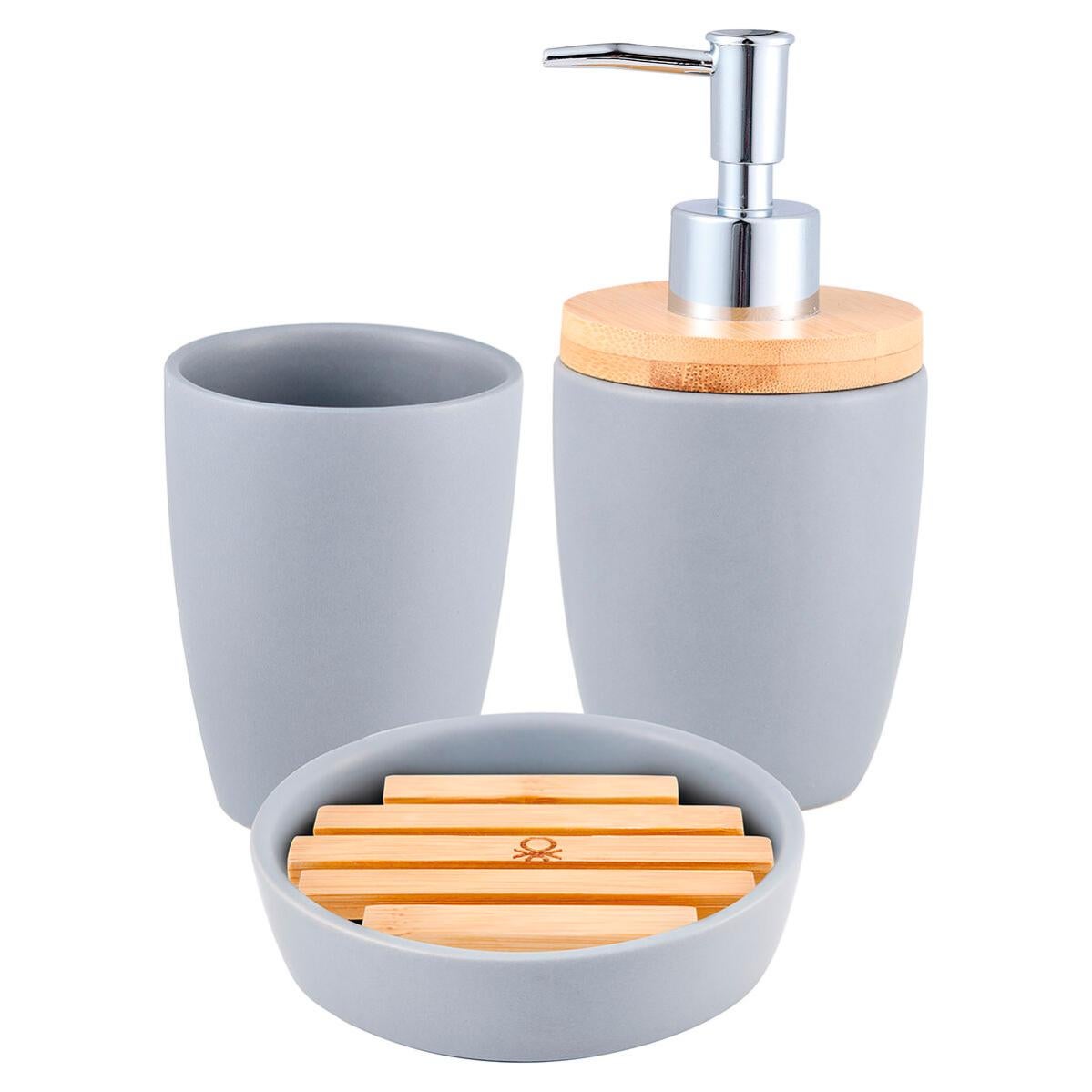 Set Da Bagno Menu 'Norm' – Portasapone, Portaspazzolini E Contenitore, Bianco, Design Scandinavo