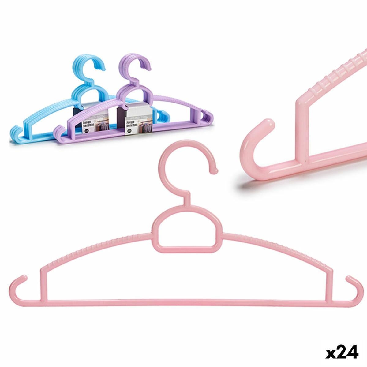 Set Di 12 Grucce In Plastica Resistente Con Clip In Metallo E Gancio Girevole – Design Taglio Cristallo Per Pantaloni, Gonne E Camicie - 6