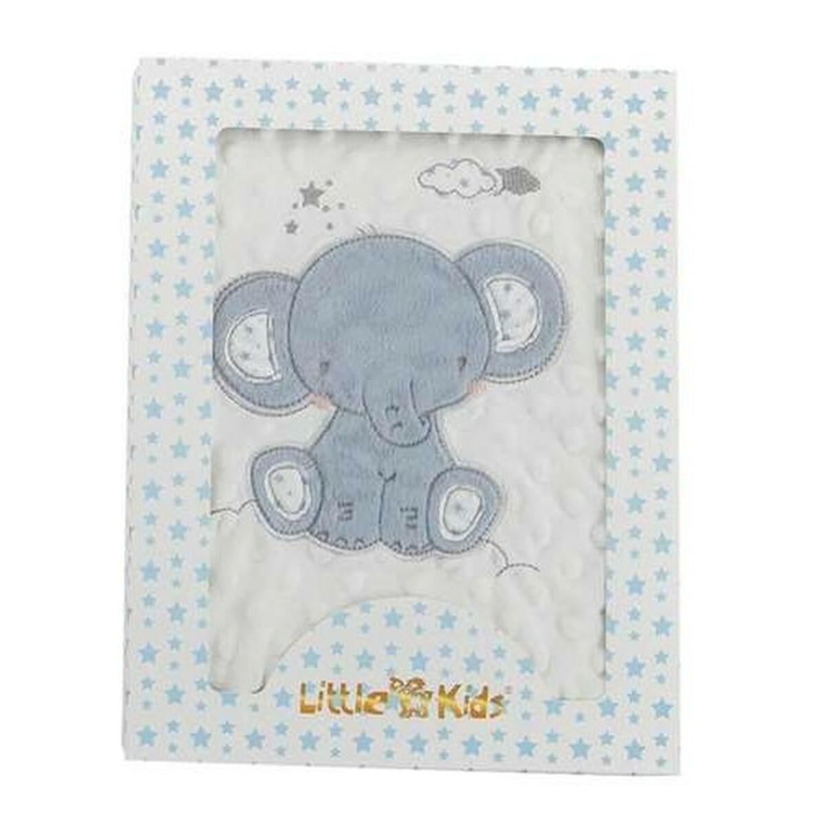 Coperta Ricevente Luvable Friends Elefante Coperta Ricevente In Flanella Di Cotone Luvable Friends - Tema Elefante, Taglia 10, Per Neonato/Bambino Coperta Personalizzata Con Nome - Foto 6