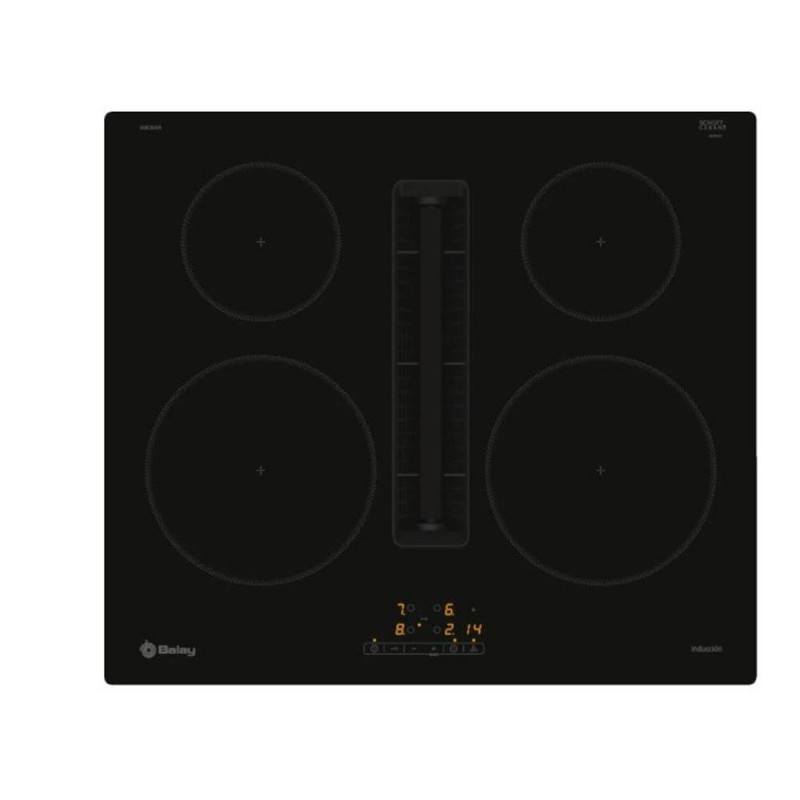 Placa de inducción balay 3ebc961er 59 cm 7400 w