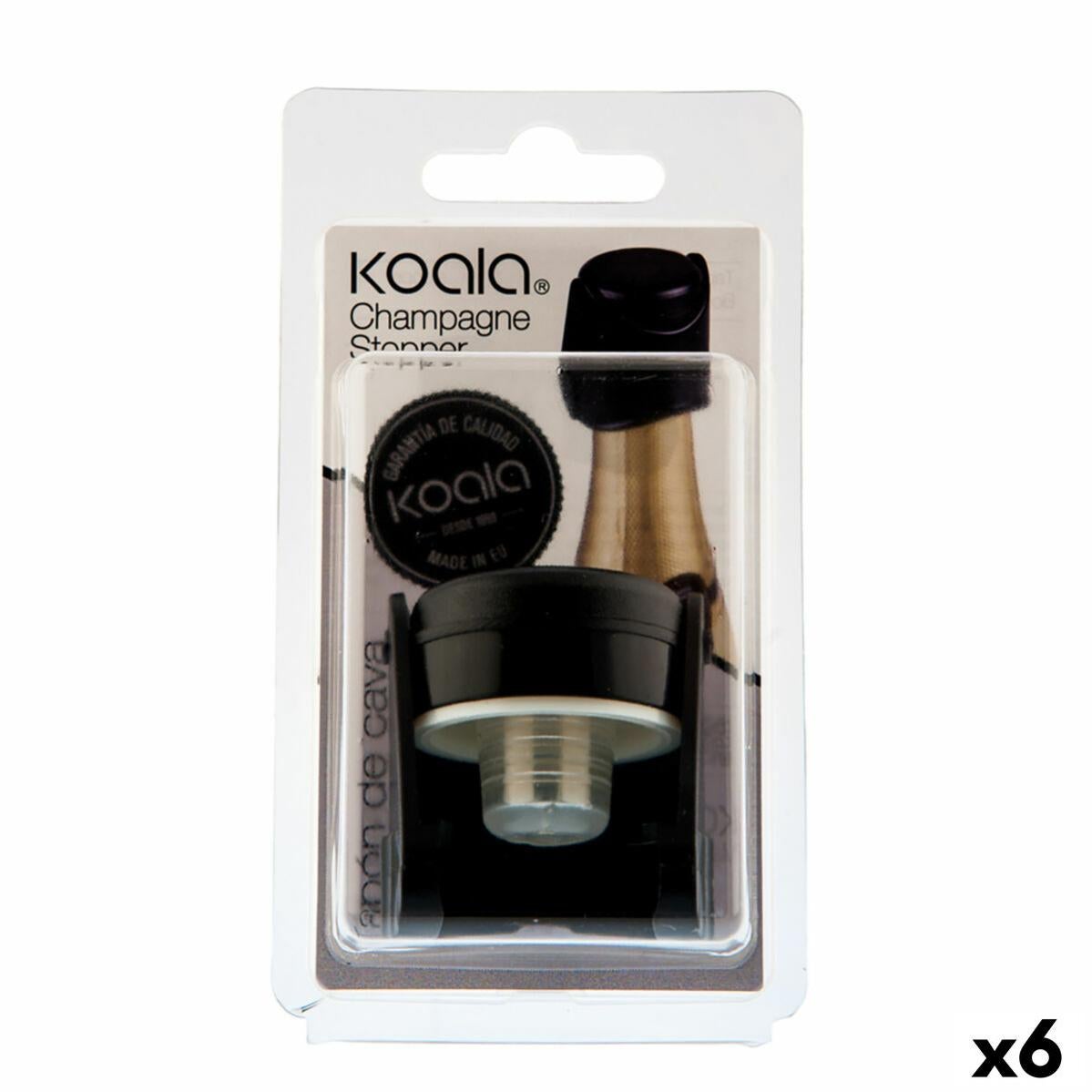 Koala Spain Tappi Per Vino In Silicone (3 Unità) – Chiusura Ermetica, Colore Viola