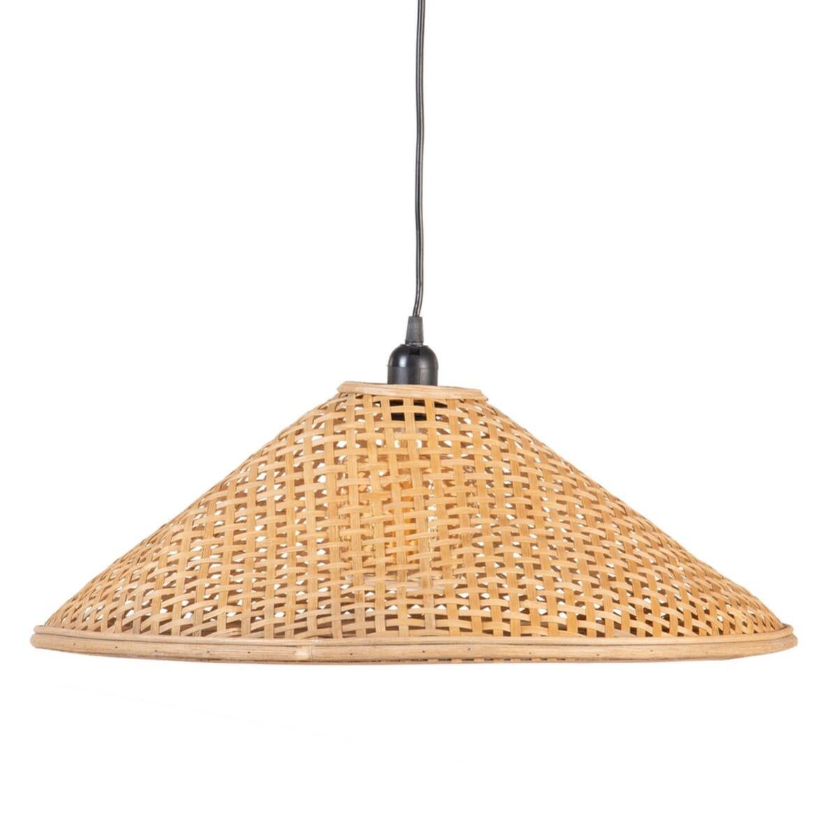 Lampadario 55 x 55 x 20 cm naturale bamb leroy merlin