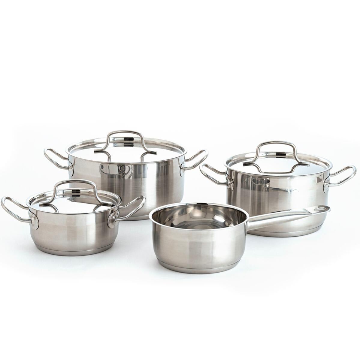 Quid Casserole Acier Inoxydable 14 Cm Ou 16 Cm - 0.5L Induction Gaz Lave-Vaisselle - Novastyl