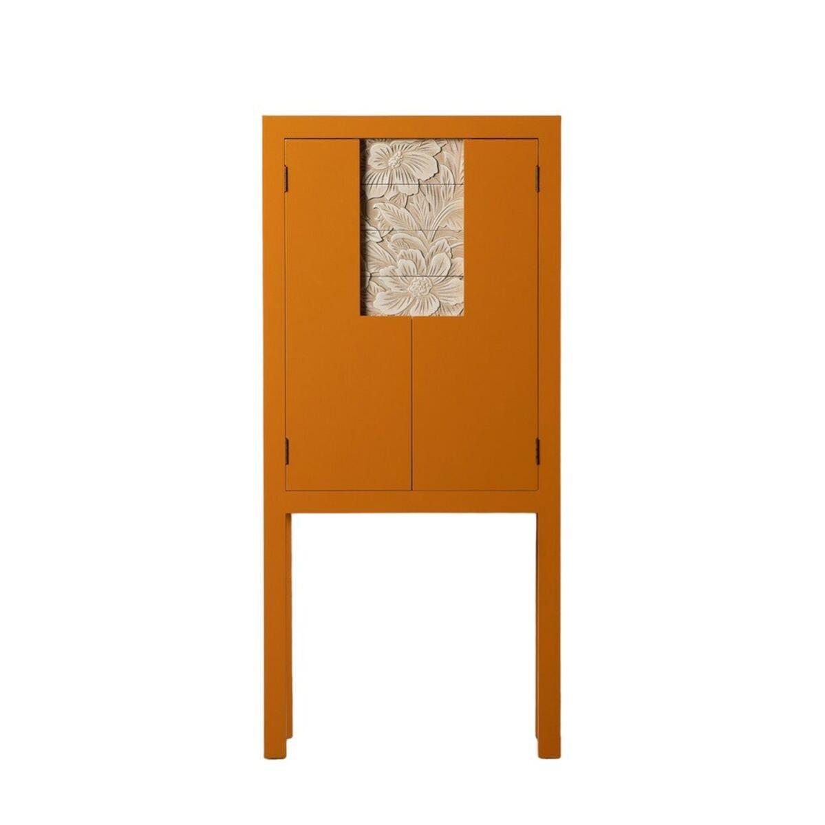 armoire-oriental-chic-60-x-30-x-130-cm-orange-bois-mdf-dmf-leroy-merlin