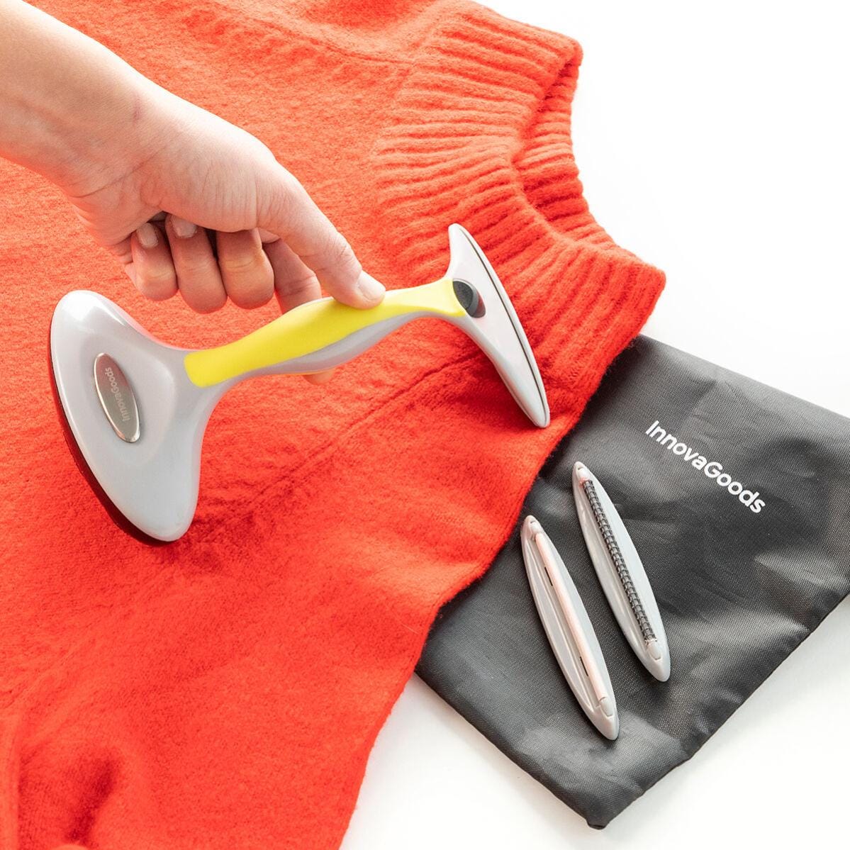OXO Brosse anti-peluche pour vêtements, blanc-orange – Maison