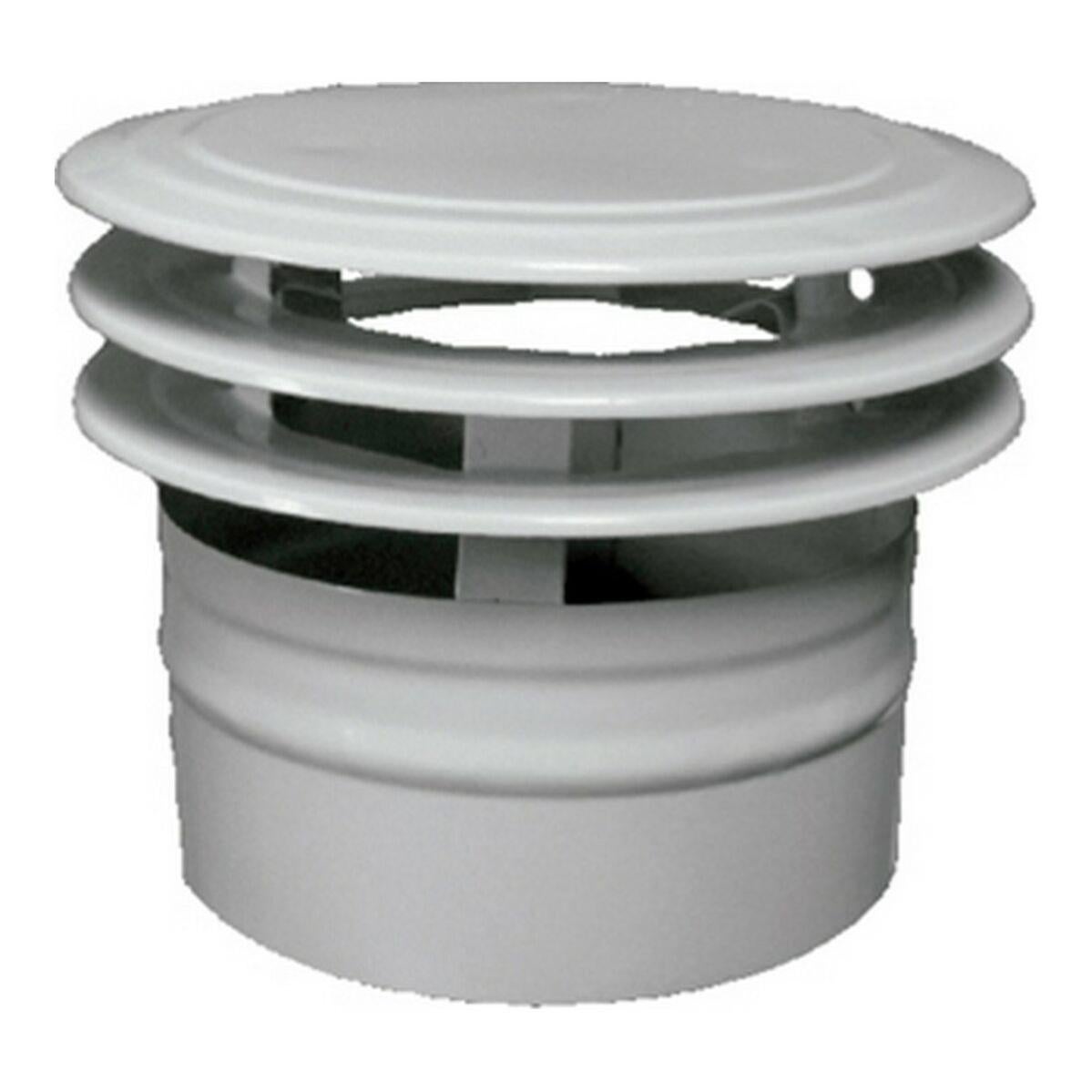 Válvula Estrangulación Humo Tubo 130/2 Mm - Para Estufas Hornos Chimenea - Acero Lacado Alta Temperatura