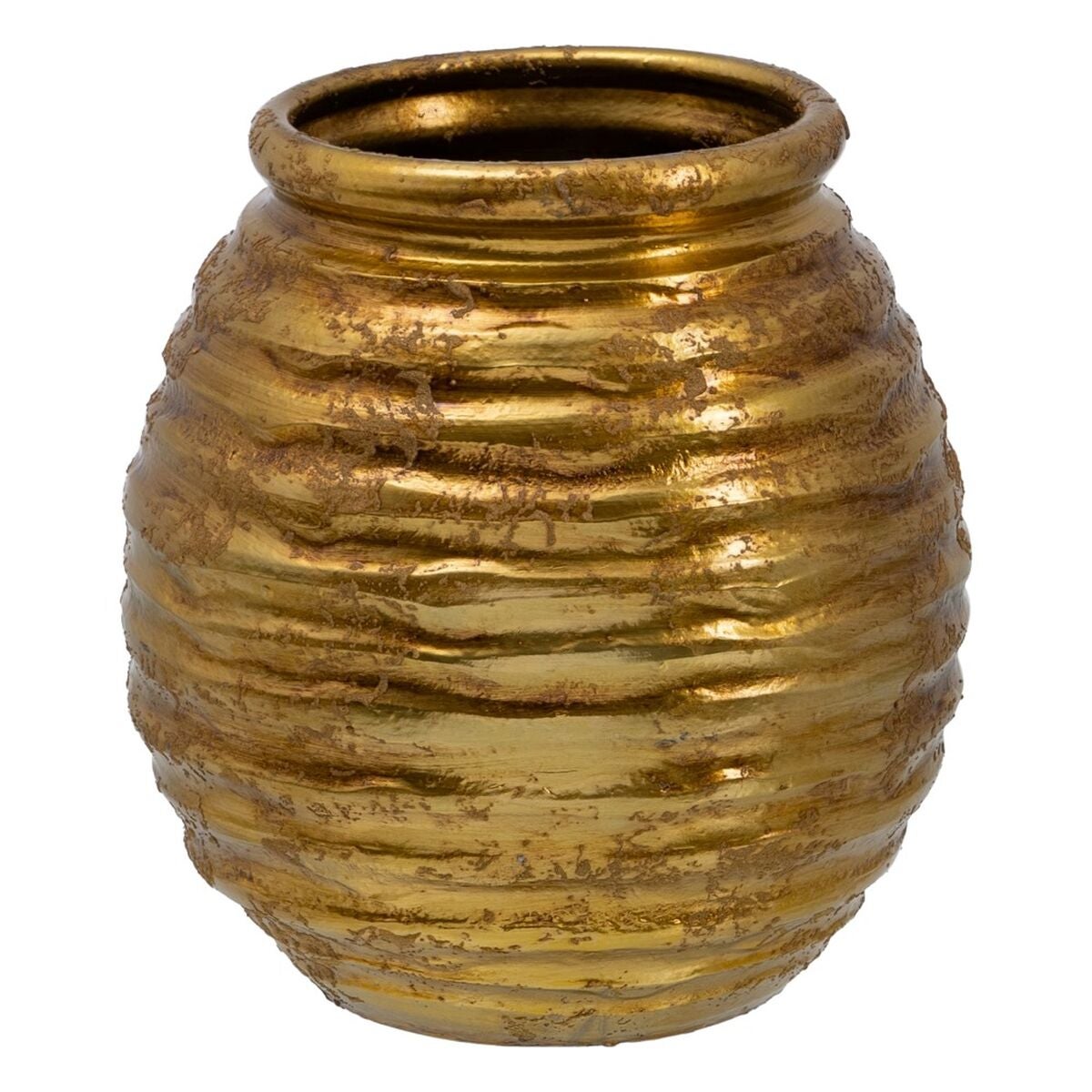 Vaso 29 x 29 x 31,5 cm Ceramica Dorato