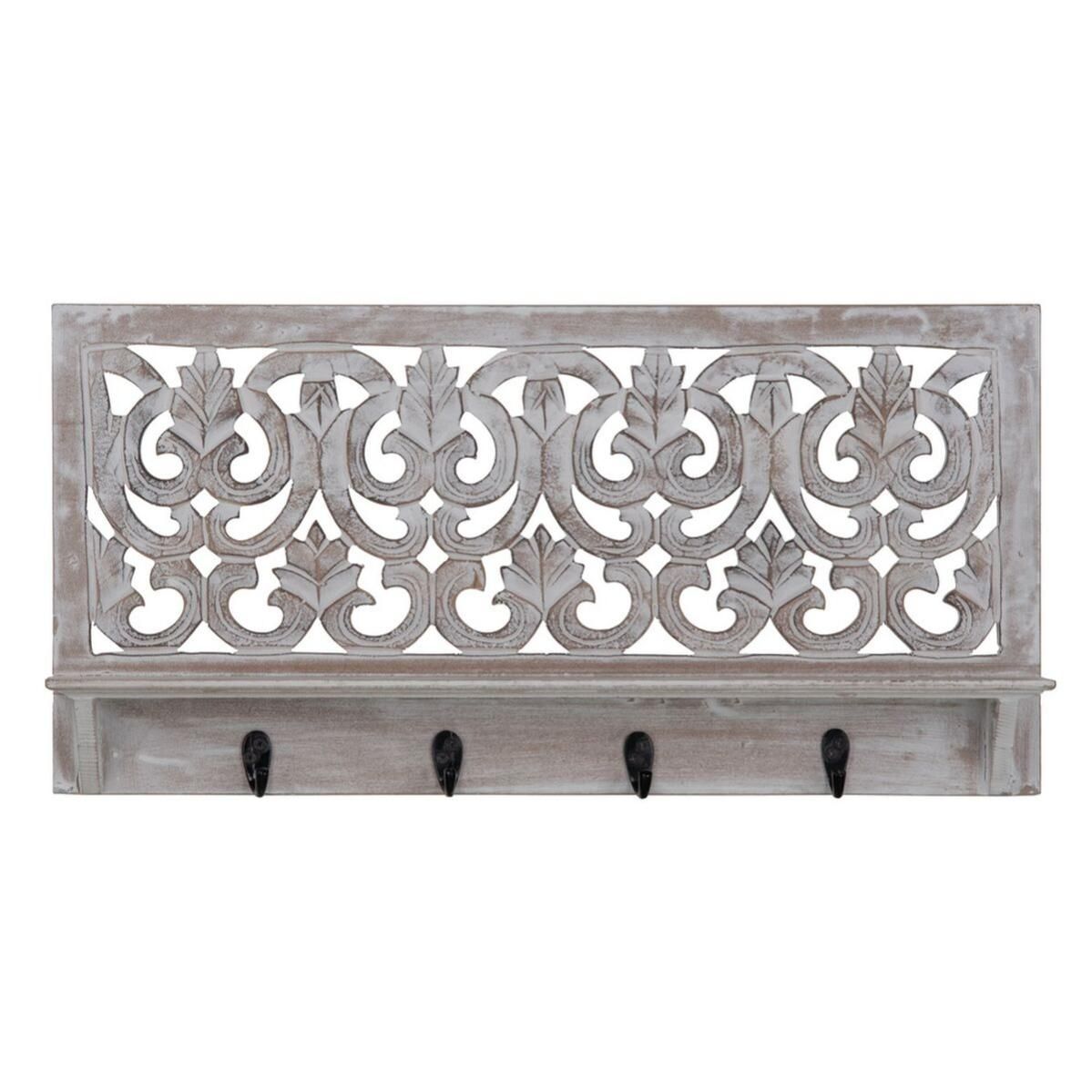 Perchero de Pared 60 x 8 5 x 30 cm DMF Leroy Merlin