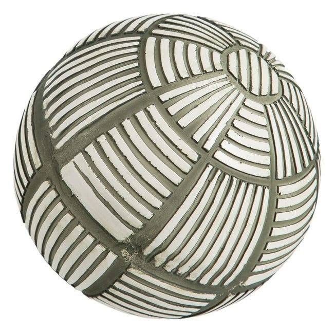 Signes Grimalt By SIGRIS - Bola decorativa Blanco de Resina, Bola de  Decoración Bola Decorativa Bolas Decorativas De Centro De Mesa 8x8x8cm