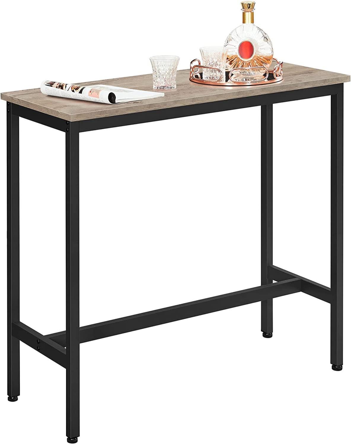 Narrow discount bistro table
