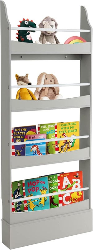 Bibliothèque pour enfant sans clou ni vis - Bois naturel contreplaqué - 3  étagères - FSC 100%