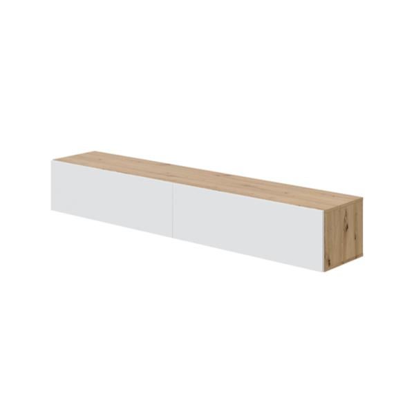 Mobile TV sospeso con Luci LED Rovere Sonoma 60x35x31 cm CFW78968