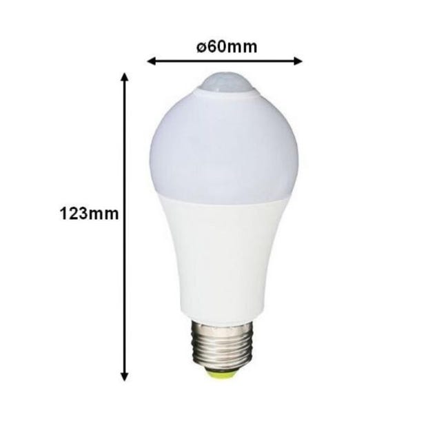 Ampoule LED avec détecteur de mouvement