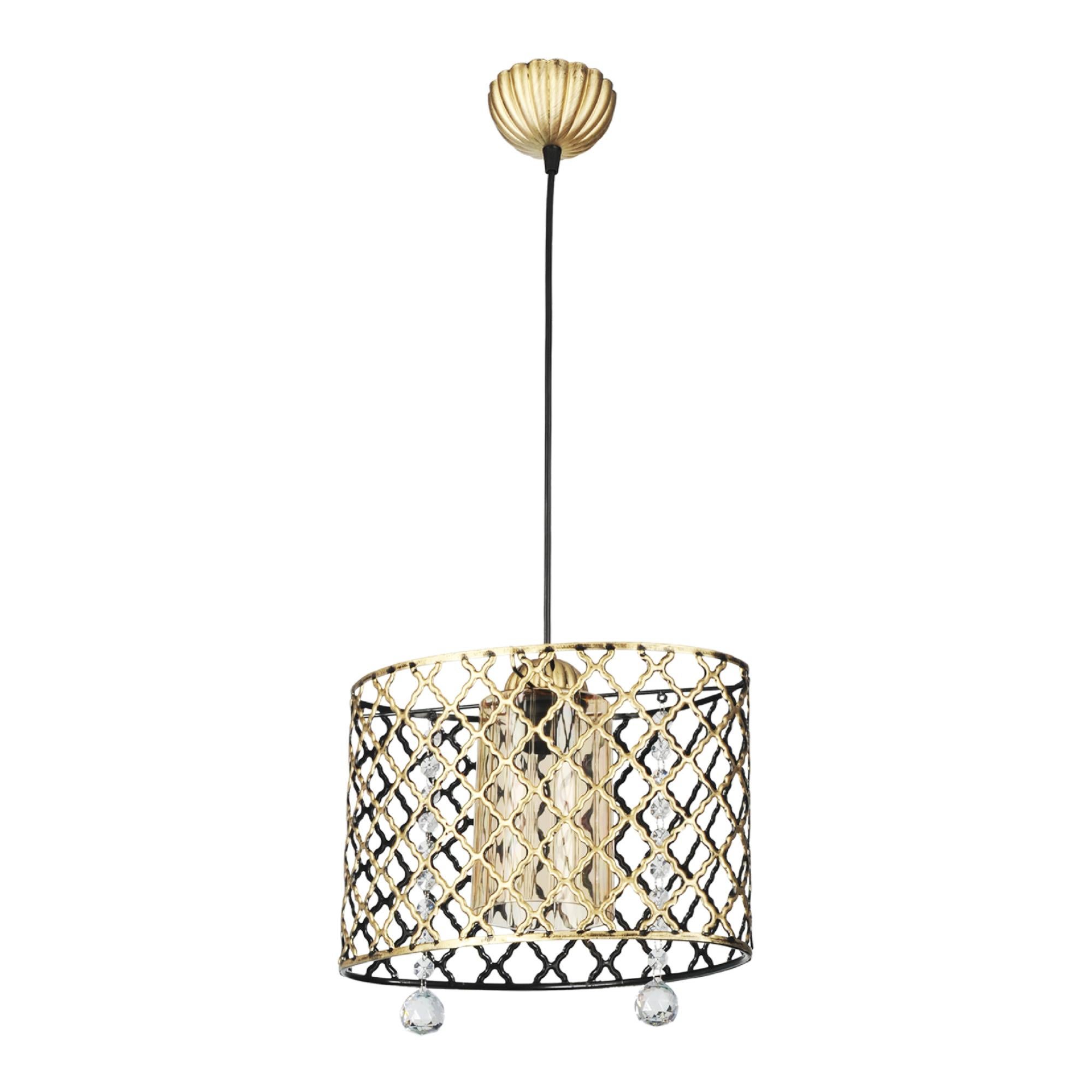 Lampada A Sospensione Lampada Da Soffitto Con Paralume Cilindrico Ax 21 X 28 Cm Lampada Pendente Con Abat Jour In Tessuto Nero Lux Pro