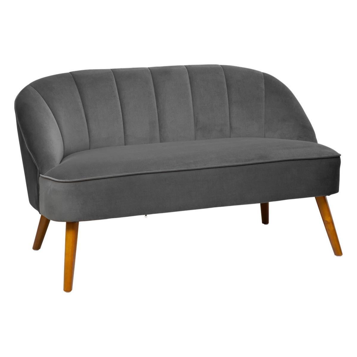 ATMOSPHERA Poltrona Naova In Velluto Nero – Dimensioni L.78 P.72 H.71 Cm – Seduta 44 Cm, Design Elegante