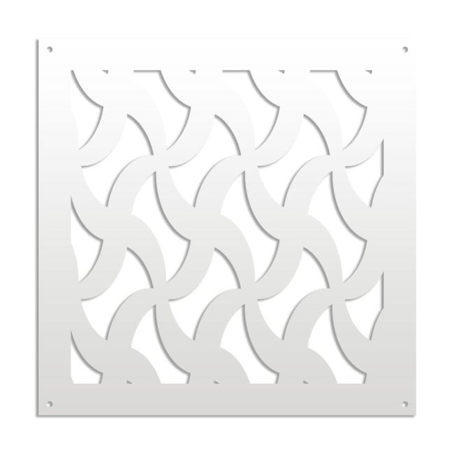 TRAMA - Pannello Quadro PVC Traforato - PARASOLE 98x198 Cm NERO Spessore 1 Cm 87544034 TRAMA - Pannello Quadro PVC Traforato - PARASOLE 98x198 Cm NERO Spessore 1 Cm 87544034