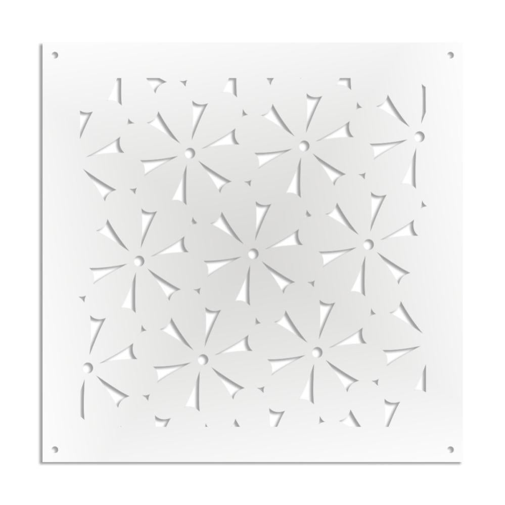 Tenda A Pannello In Pizzo Floreale No. 918 Ariella – 147x160 Cm – Bianco Elegante Con Fondo Smerlato