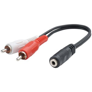 Câble et Connectique GENERIQUE CONECTICPLUS Câble Din 5 Mâle Vers 2 Rca  Femelle 0.20m