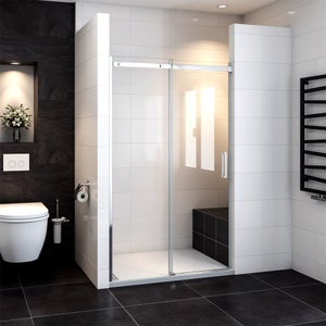 Paroi de douche en niche portes coulissantes rh1140