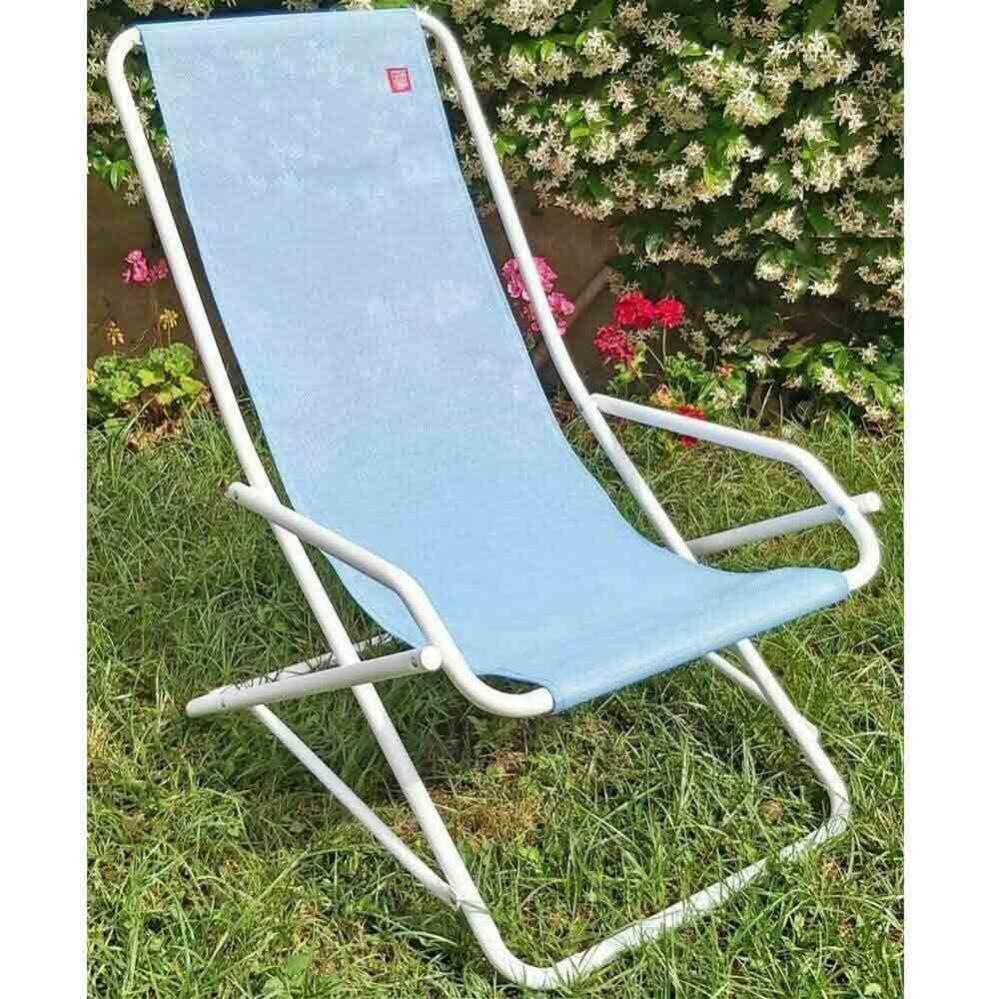Fiam Sdraio Softy Fiesta Art. 127SFT Telaio In Acciaio Colore Silver E Seduta Olefin Con Piumotto Imbottito Bine Bianco Nero 88220526