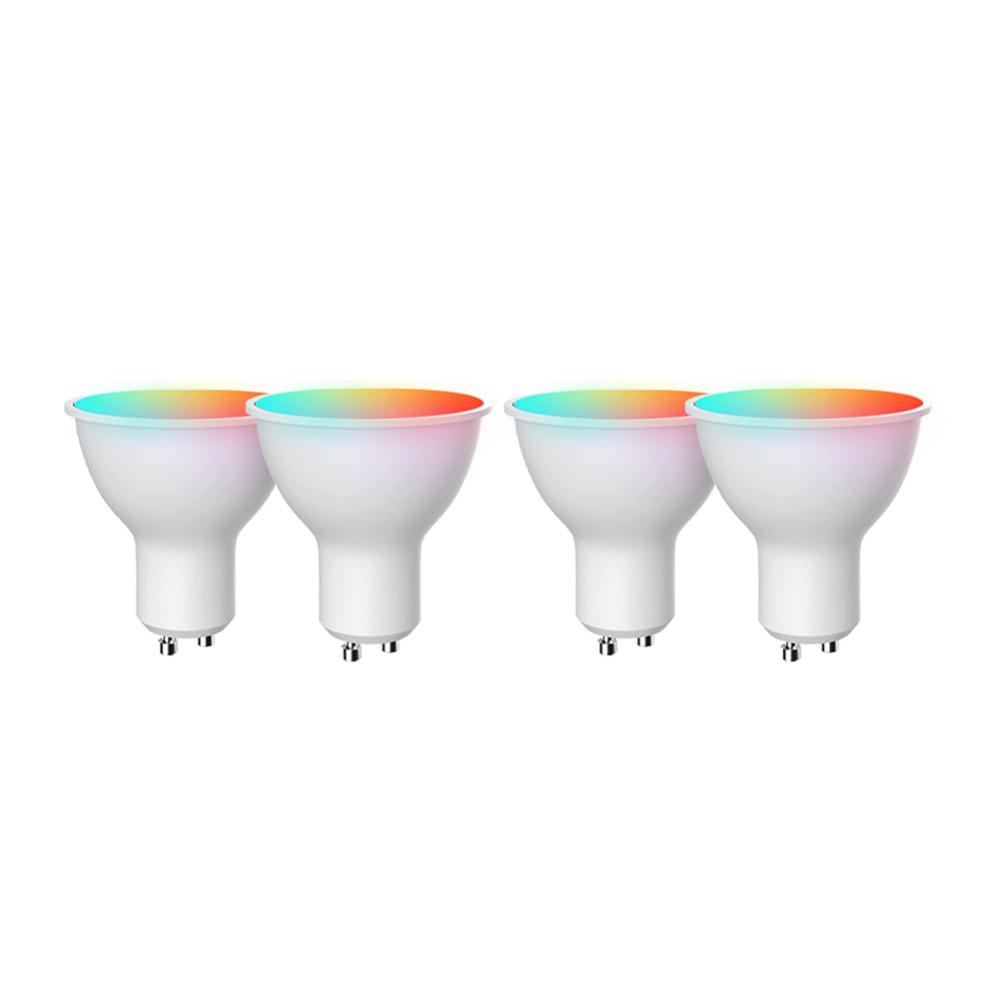 Pack de 4 ampoules LED intelligentes Bluetooth GU104PACK Leroy Merlin