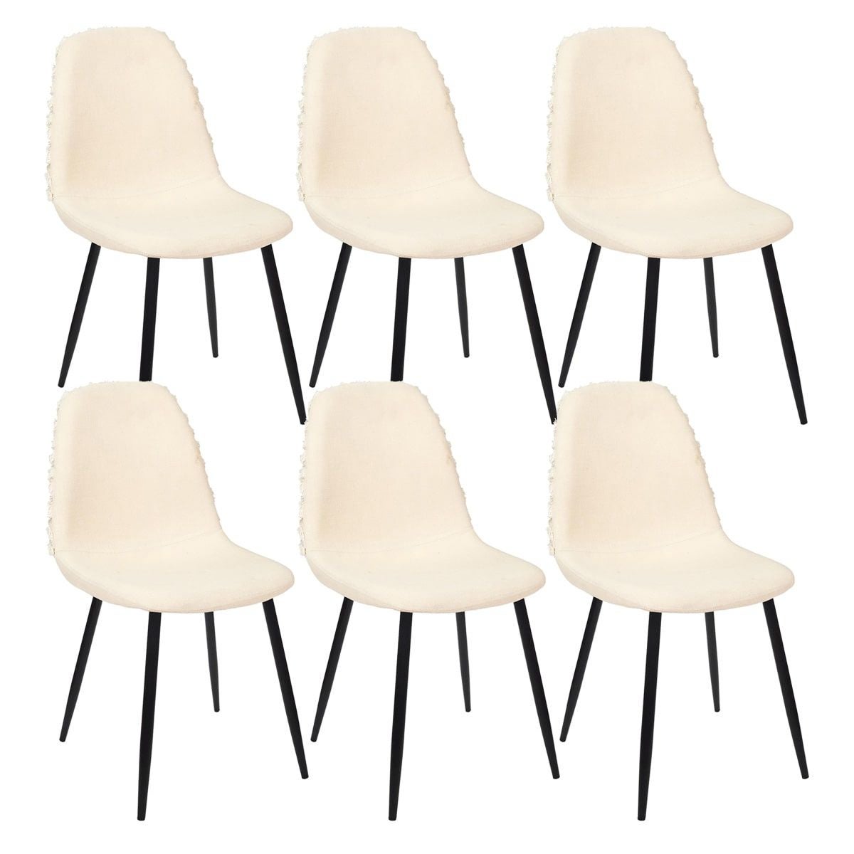 Mood Pieds de Chaise en Métal Blanc  62.5 × 41.5 × 6 cm Acheter chez JUMBO