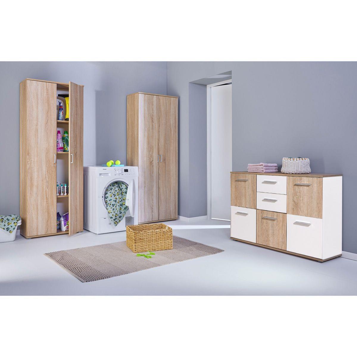 LIST Pack Rangements Buffet + 2 Armoires Multiusages Leroy Merlin