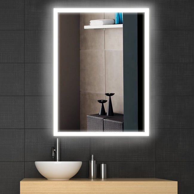 Essento, Armoire de toilette incluant un éclairage LED pour éclairage  indirect du plan de toilette