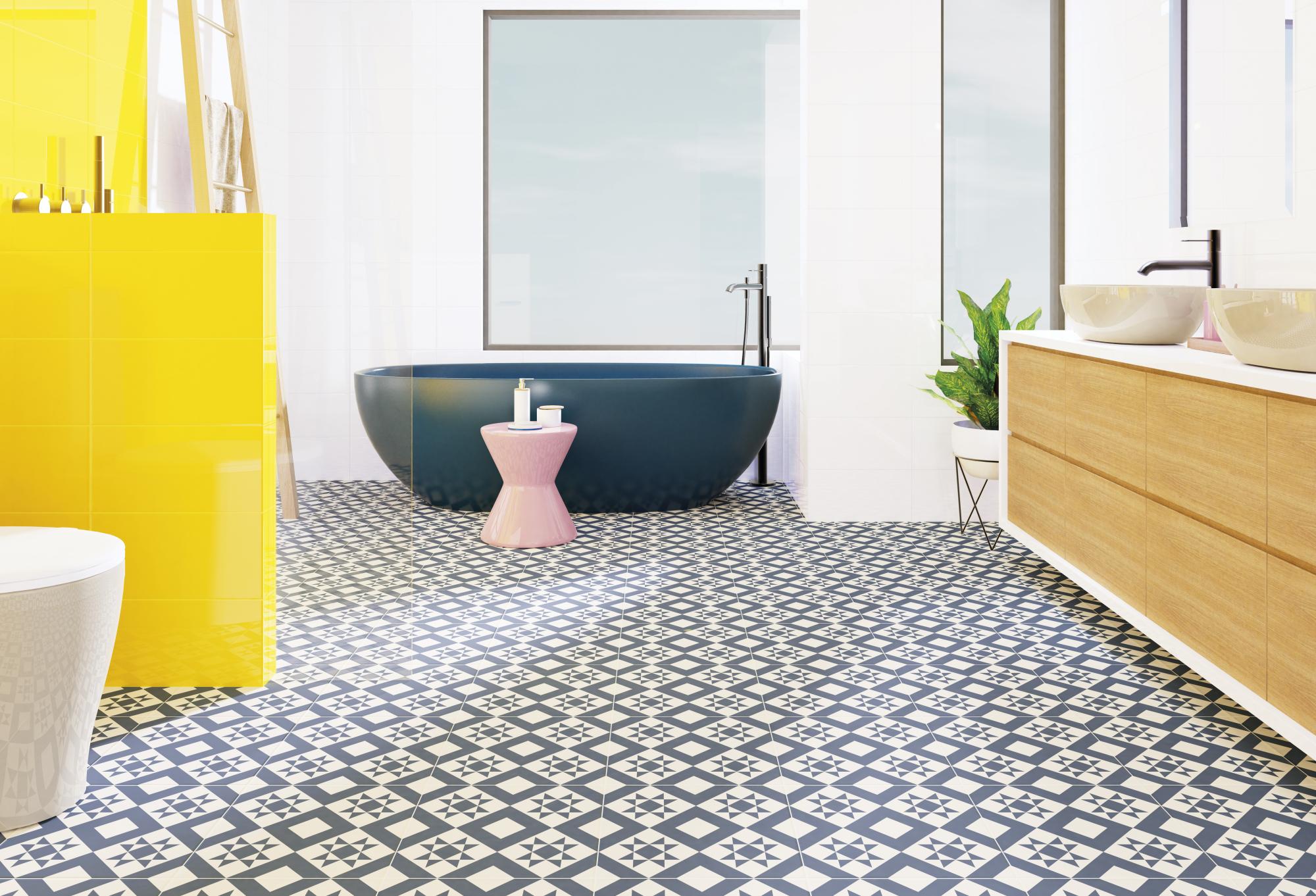 Carrelage Sol Mat VINTAGE Design 11 33,5x33,5 Leroy Merlin