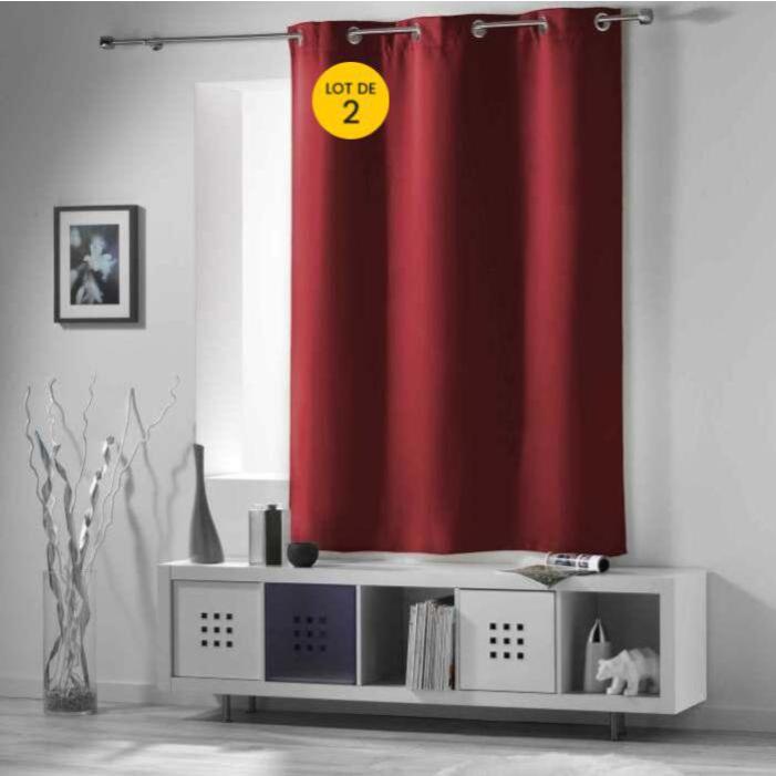 Rideaux Occultants Extérieurs Blancs - Lot De 2 (1.2m X 1.5m Chaque) - Polyester - Pour Terrasse, Jardin, Fenêtre - 8