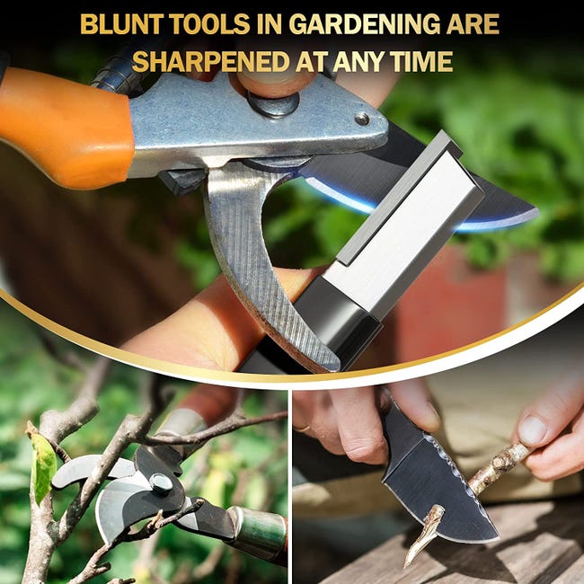 Aiguiseur d'outils de jardin, Aiguiseur de couteaux portable