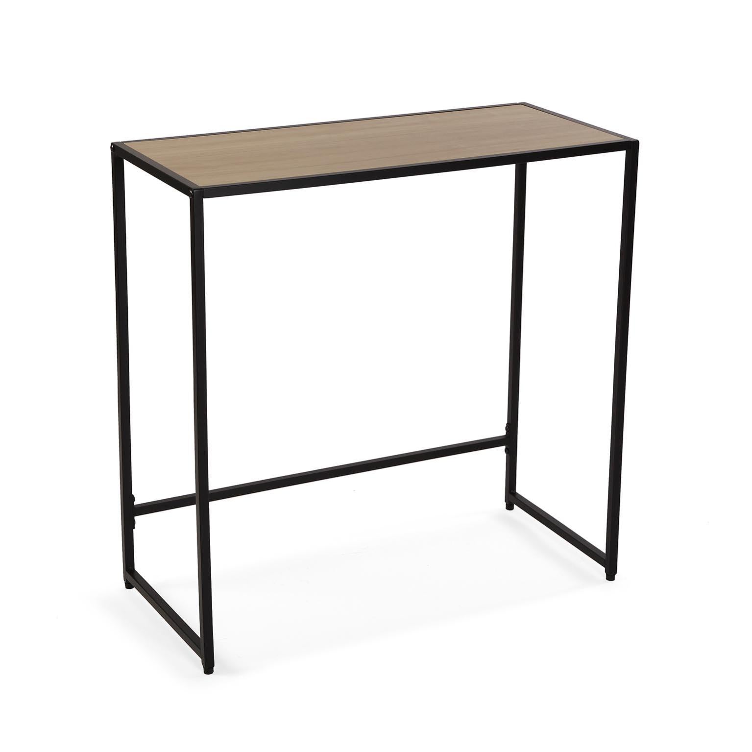 Mogou Tavolo Consolle Da Ingresso Con 3 Cassetti - Bianco, Mobiletto Da Trucco O Scrivania, Con Fissaggio A Parete