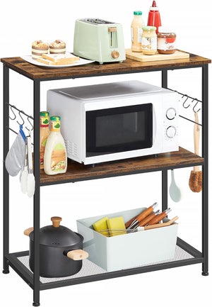 Étagère de rangement de cuisine polyvalente - Support de casserole à deux  niveaux pour la maison - Noir, 36x33x58cm