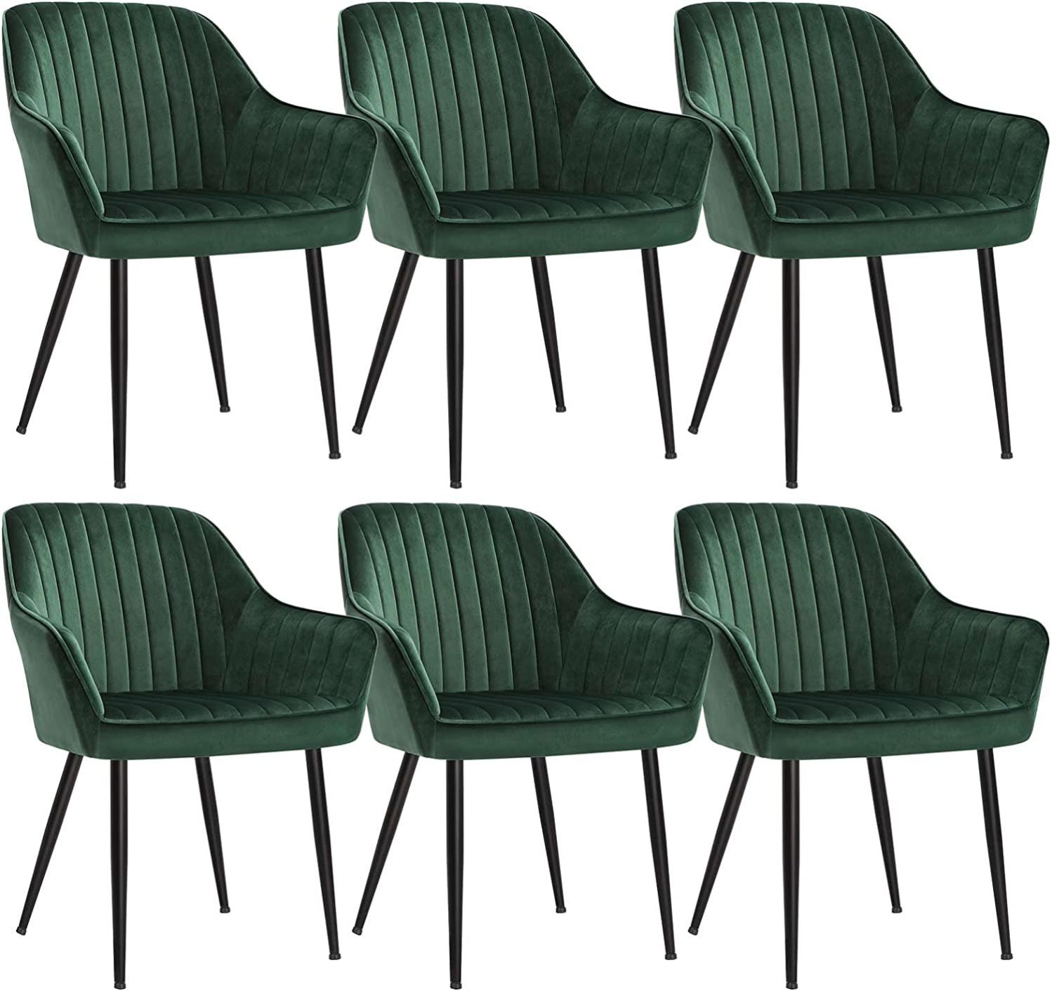 Chaise De Salon Moderne En Velours Vert Turc - Accoudoirs, Dossier Rembourré, Pivotante 180°