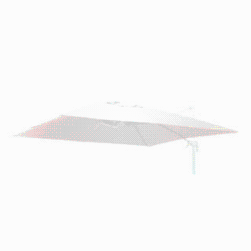 Ombrellone Da Giardino Decentrato 3x4m In Alluminio E Poliestere Senso Bianco 51967834