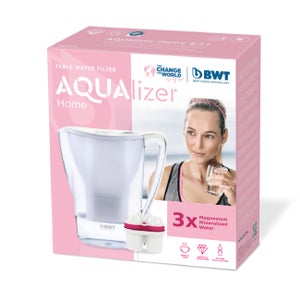 BWT - BWT Vida Manual – Jarra filtradora de agua con magnesio + Pack 6  filtros jarra de agua, 2,6 L Blanco