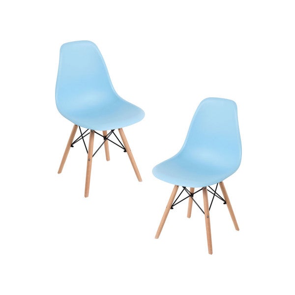 Pack 2 sillas tower basic - azul claro