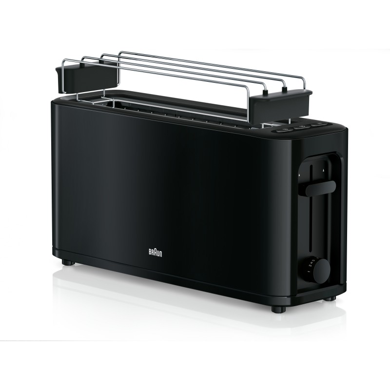 Tostador braun ht3110bk, negro, automatico, 1 ran.