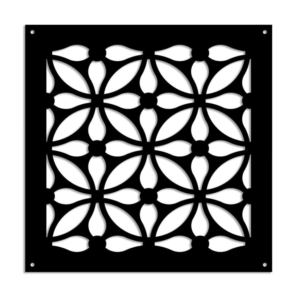 SAMURA - Panneau PVC Perforé - Parasol - format 98x98 cm - épaisseur 1 ...