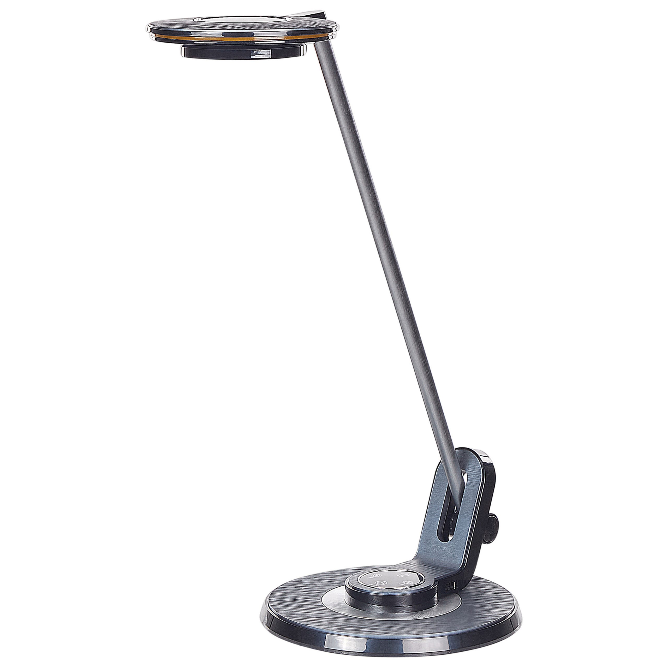 Lámpara de escritorio flexo LED Loupe 10.6W con aumento color negro
