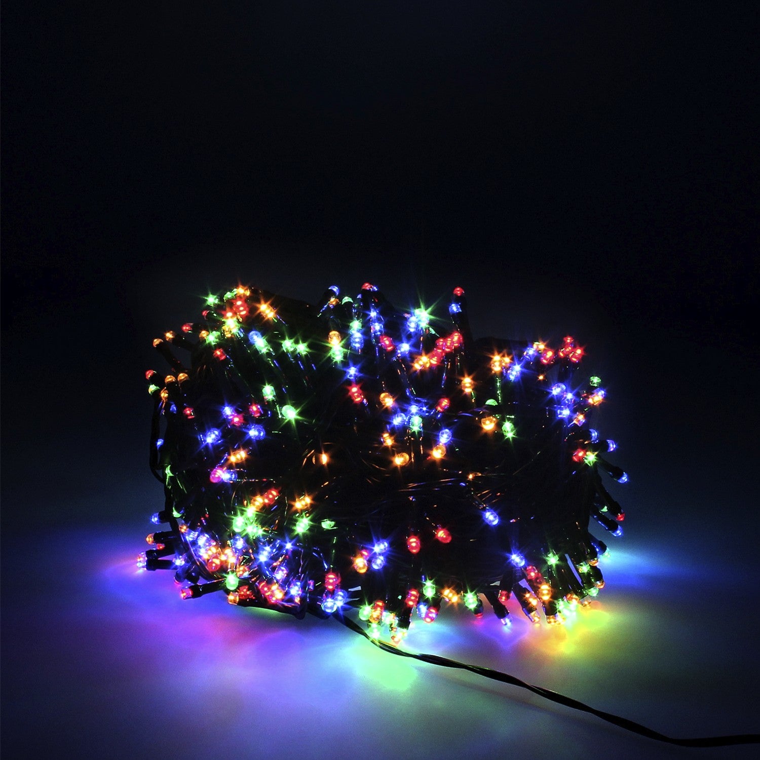 Guirlande Lumineuse Pro Connect 50m 500 LED Multicolore Câble Noir