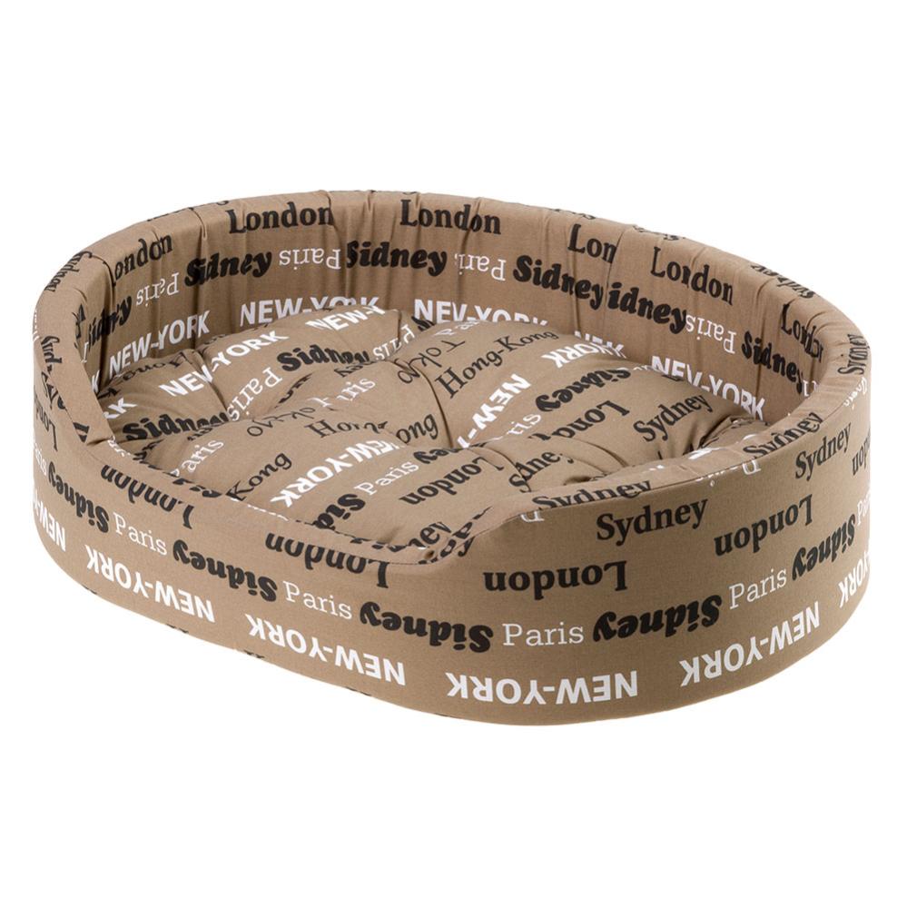 Cuccia Sfoderabile Moon Per Cani E Gatti - Lettino Comodo Con Fondo Antiscivolo, 4 Misure (Small 55x40x16 Cm)