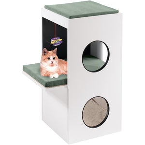 AllMyPets Tiragraffi per Gatti Albero Tiragraffi con Tappetino e