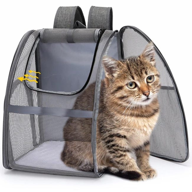Love EMVY Borsa Shopper Riutilizzabile - Con Simpatici Cani E Gatti - 42x36 Cm