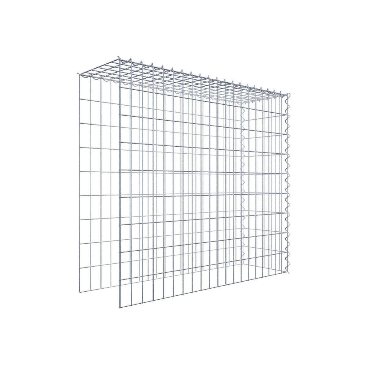 Gabiona - Gabione da montare in altezza 100 cm x 60 cm x 50 cm (L x H x
