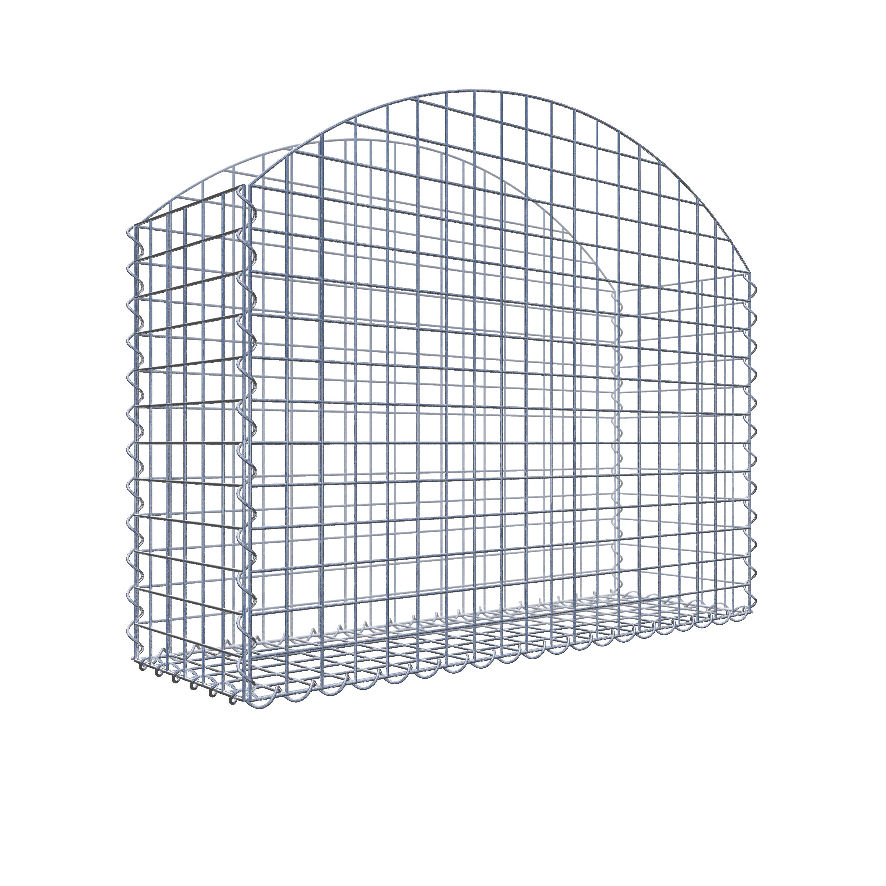 Gabiona - Gabion Avec Arc Supérieur 100 Cm X 80 Cm X 30 Cm (L X H X T ...