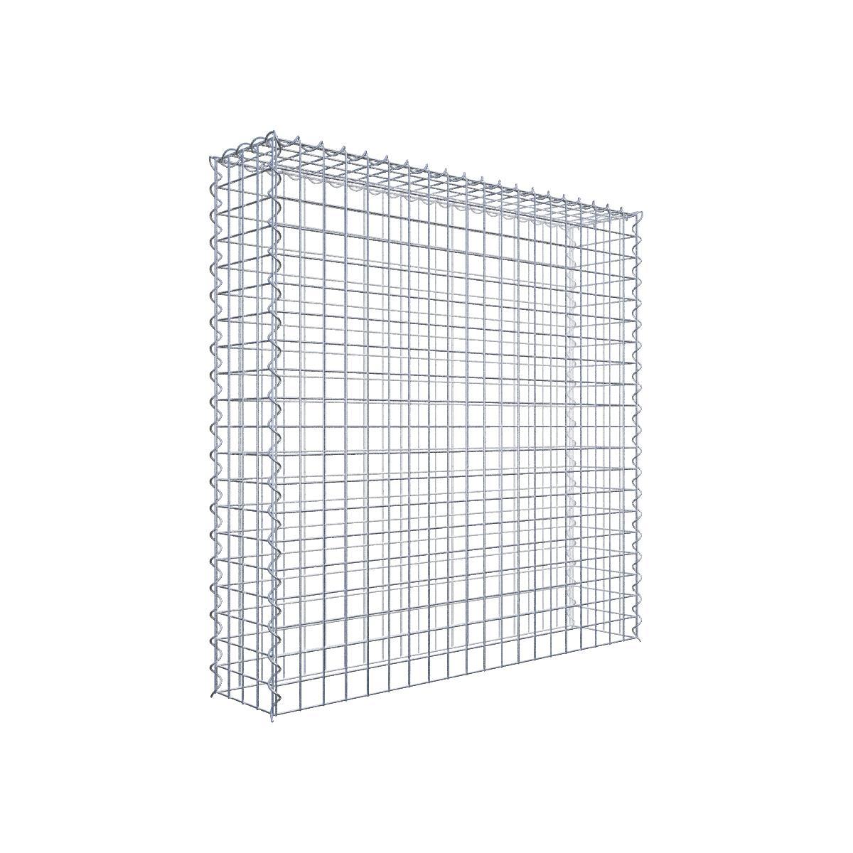 Gabiona - gavión para cultivo tipo 3 100 cm x 100 cm x 20 cm (l x a x p), tamaño de malla 5 cm x 5 cm, en espiral - alta calidad